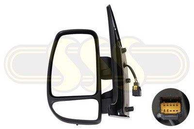 Renault Master Door Mirror Left Hand Black Electric (01/06-2010)