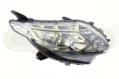 Mitsubishi Triton Head Lamp Right Hand Black With Projector Black (01/15-10/18)