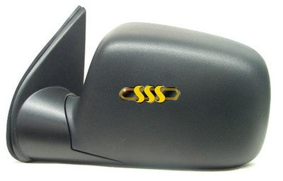 Isuzu Ira Door Mirror Left Hand Black Black Electric No Mirror (10/06-06/08)