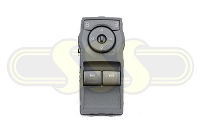 Holden Commodore Switch Window Silver 2 Buttons Green Illumination (09/10-05/13)