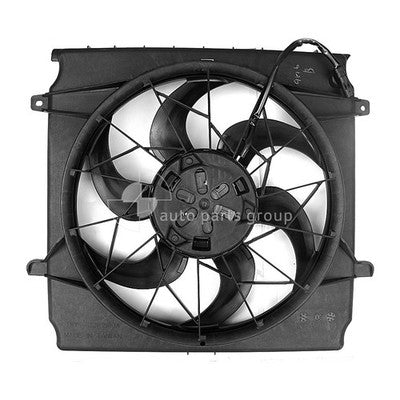 Jeep Cherokee KJ Radiator Fan Assembly 9/01-10/04 2.4L 4W 4CYL & 3.7L 2W V6 PET