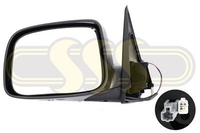 Isuzu Ira Door Mirror Left Hand Black Black Electric With Mirror (05/08-2012)