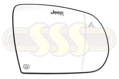 Genuine Jeep Compass Door Mirror Glass Right Hand With Blind Spot (01/17-10/20)