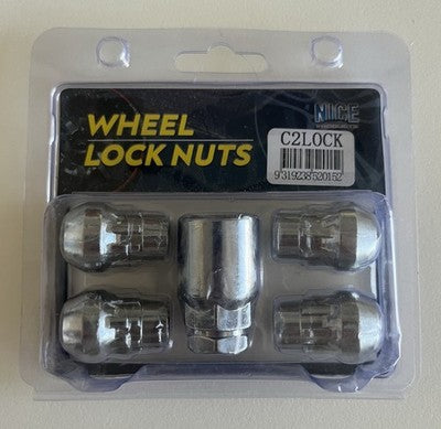 Wheel Lock Nuts (C2LOCK) 1/2” - 4 Pack