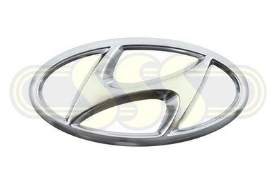 Genuine Hyundai Palisade Badge/Logo Front Chrome Chrome *Emblem* (07/22-09/25)