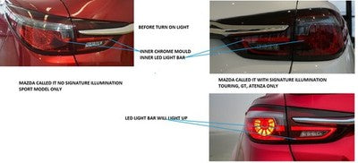 Genuine Mazda Mazda6 Rear Garnish Lamp Right Hand Sedan 3Pins (03/18-On)
