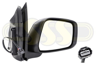 Nissan / Datsun Navara Ute Door Mirror Right Hand Black Black With (01/10-07/15)