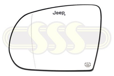 Genuine Jeep Compass Door Mirror Glass Left Hand No Blind Spot (01/17-10/20)