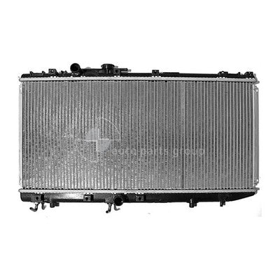 Toyota Paseo Radiator Plastic Aluminium 325 x 688 x 26 mm : Man/Auto 1.5 L 5E