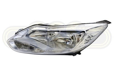 Ford Focus Head Lamp Left Hand Chrome  No Xenon (04/11-08/12)