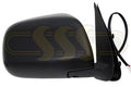 Toyota Hilux 1988-On Door Mirror Right Hand Black Black 6/10- (07/11-08/15)