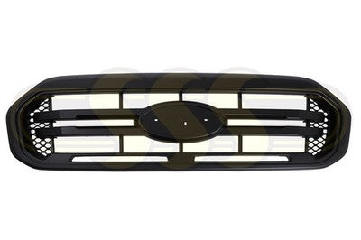 Ford Ranger Ute Grille Black Black No *Ranger* Word (06/18-10/20)