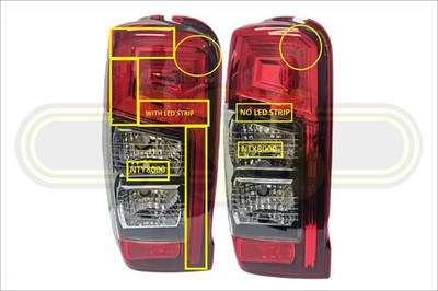 Genuine Mitsubishi Triton Tail Lamp Left Hand Ute With LED W/LED (10/18-11/23)