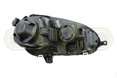 Volkswagen Golf Head Lamp Left Hand Black No Xenon Black No VW No (05/05-12/09)