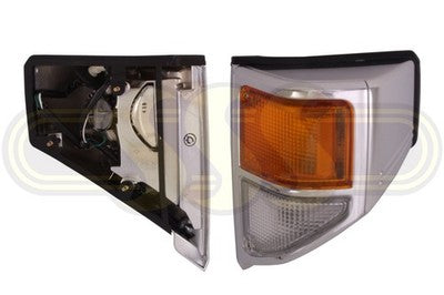 Toyota Landcruiser Corner Lamp Left Hand Chrome Assembly (10/99-01/07)