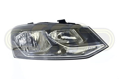 Volkswagen Polo Head Lamp Right Hand Comfortline Twin Square (02/14-11/17)