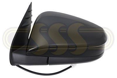 Toyota Hilux 1988-On Door Mirror Left Hand Black Black AM Cover Not (12/17-On)