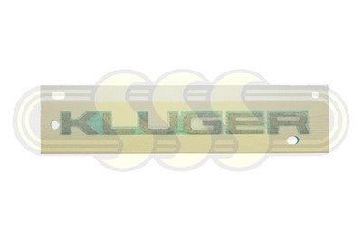 Genuine Toyota Kluger Badge/Logo *Kluger* On T.Gate (12/19-On)