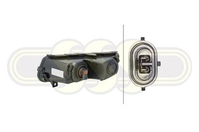 Volkswagen Polo Fog Lamp Right Hand GTI Hella (03/10-05/14)