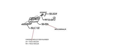 Genuine Mazda Cx9 Fog Lamp Cover Right Hand Pls Call For More Info (11/07-07/09)