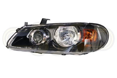 Nissan / Datsun Pulsar Head Lamp Left Hand Black Reflector Black (08/02-08/05)