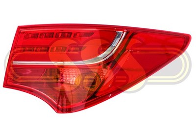 Genuine Hyundai Santa Fe Wagon Tail Lamp Right Hand With LED (06/12-05/15)