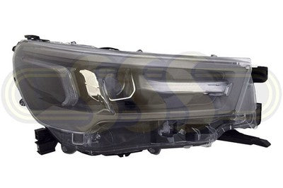 Toyota Hilux 1988-On Head Lamp Right Hand Grey LED TYPE Grey SR5 No (06/24-On)