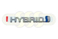Genuine Toyota Prius 5Dr Hatch Badge/Logo Right Hand *Hybrid* On (12/18-On)