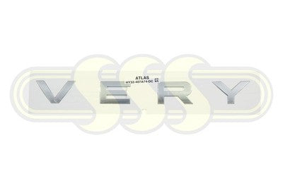 Genuine Land Rover Discovery Badge/Logo Silver Silver *VERY* On Tail (2019-On)