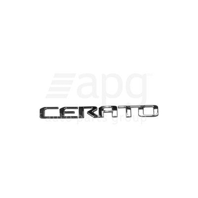 Genuine Kia Cerato YD Boot lid Emblem (04/13-04/18)