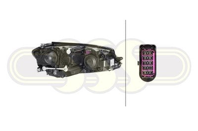 Volkswagen Golf Head Lamp Left Hand No LED Trendline Comfortline (11/16-07/20)