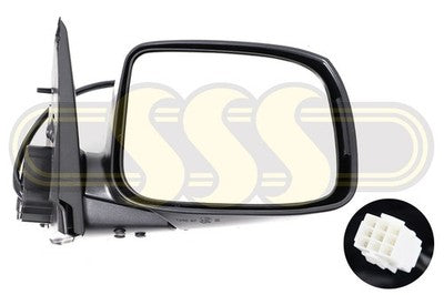 Isuzu Irc Door Mirror Right Hand Black Black 10/07- Electric With (10/06-06/08)