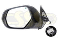 Genuine Mitsubishi Triton Door Mirror Left Hand Black Black No (10/18-11/23)