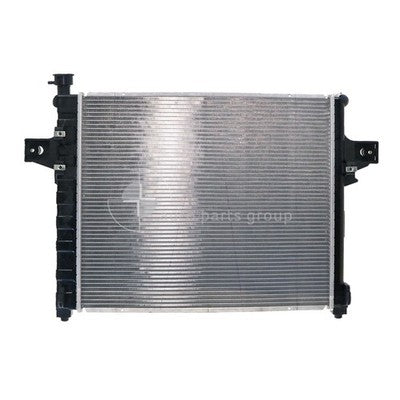 Jeep Grand cherokee WG Radiator Plastic Aluminium 588 x 524 x 28 mm 38 / 38 mm