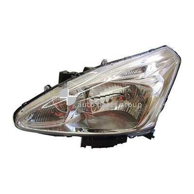 Genuine Nissan Pulsar C12 Head Lamp LH Halogen Manual Adjust (03/13-12/16)