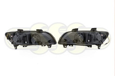 Holden Commodore Head Lamp Set Left Hand + Right Hand Chrome (09/10-05/13)
