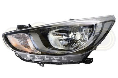 Genuine Hyundai Accent Head Lamp Left Hand No LED (03/11-09/14)