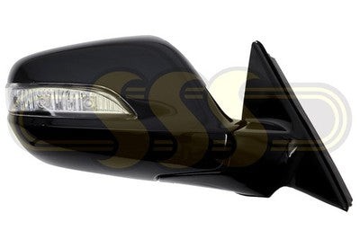 Honda Accord Door Mirror Right Hand Black Black Electric V6 No Auto (03/11-2013)