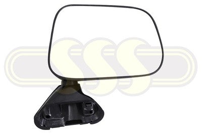 Toyota Hilux 1988-On Door Mirror Right Hand Black Manual Black (09/01-02/05)