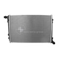 Volkswagen Caddy 2K/1F Radiator Plastic Aluminium 650 x 448 x 32 mm 32 / 32 mm