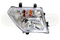Nissan / Datsun Navara Ute Head Lamp Right Hand Manual Adjust 6/07 (05/05-01/10)