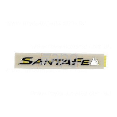 Genuine Hyundai Santa Fe DM Tail Gate Emblem (08/12-On)