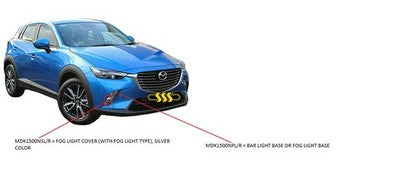 Genuine Mazda Cx3 Fog Lamp Cover Right Hand With Fog Light Type (01/15-08/18)