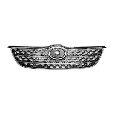 Toyota Corolla ZZE122R Grille Chrome (10/01-04/04)