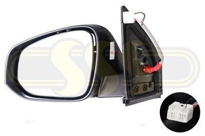 Genuine Toyota Rav4 Door Mirror Body Left Hand 7Pins No Auto Fold (10/15-12/18)