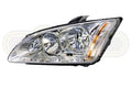 Ford Focus Head Lamp Left Hand Chrome Reflecto (05/07-04/09)