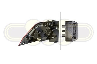 Volkswagen Tiguan Tail Lamp Right Hand Trendline Comfortline (03/21-On)