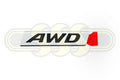 Genuine Hyundai Santa Fe Wagon Badge/Logo *AWD* On Tail Gate (05/15-02/18)