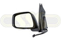 Nissan / Datsun Navara Ute Door Mirror Left Hand Black Black With (01/10-07/15)
