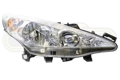 Peugeot 207Series Head Lamp Right Hand No Projector (08/09-10/13)
